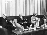 Robert Graves, Beryl and Laszlo Kery  Budapest October 1974