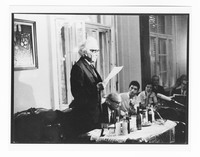 Robert Graves with Laszlo Kery Budapest May 28, 1971