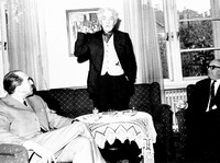 Miklow Szentkuthy, Robert Graves and Laszlo Kery Budapest May 6, 1968