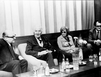 Laszlo Kery, Robert Graves & Beryl Graves Budapest October 1974