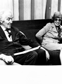 Robert Graves with Beryl Budapest October 1974